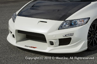HONDA CR-Z ZF1 FRONT BUMPER WITHOUT FOG MOUNT