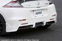 HONDA CR-Z ZF1 REAR HALF SPOILER PFRP