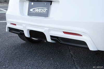 HONDA CR-Z ZF1 REAR DIFFUSER ABS